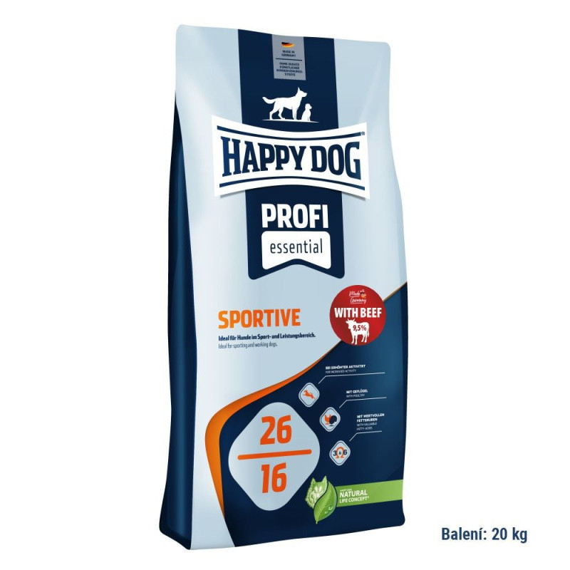 Krmivo Happy Dog Sportive pre aktívne a športové psy