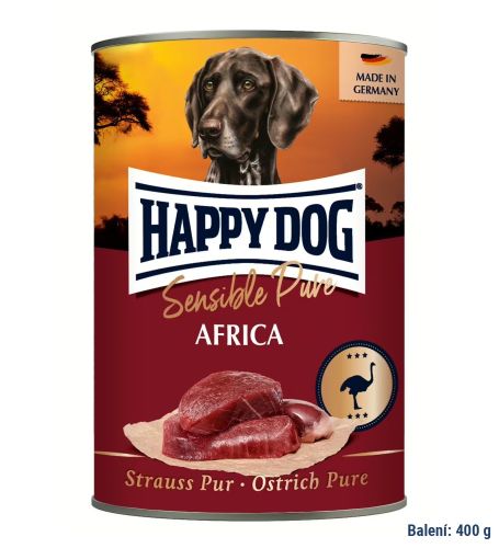 Happy Dog Strauß Pur Africa pštrosie 400 g